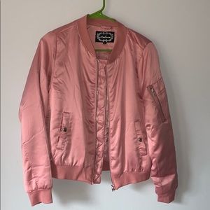 A slim bomber jacket